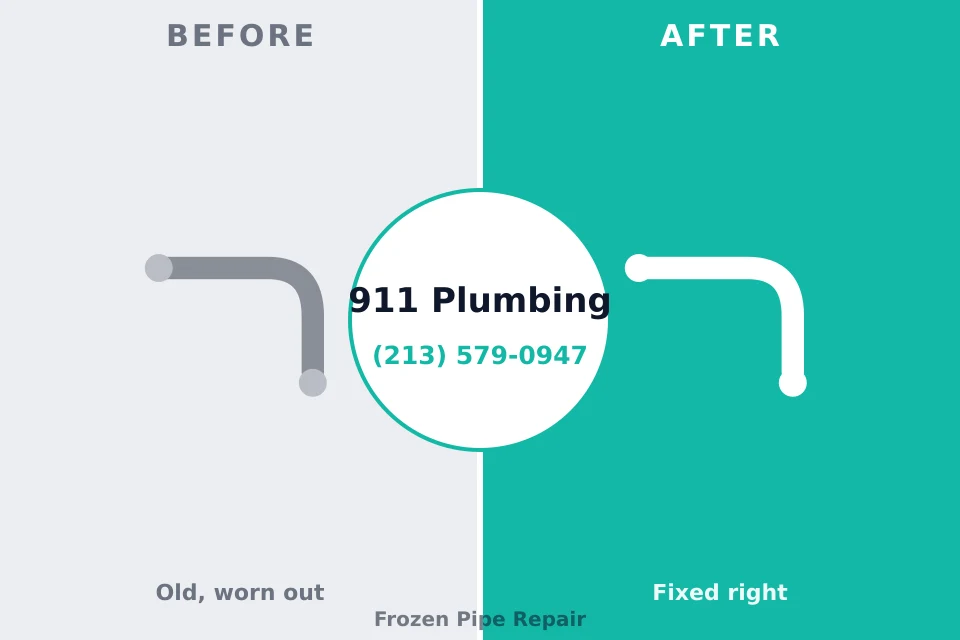 Before and after: plumbing repair Ainaloa, HI